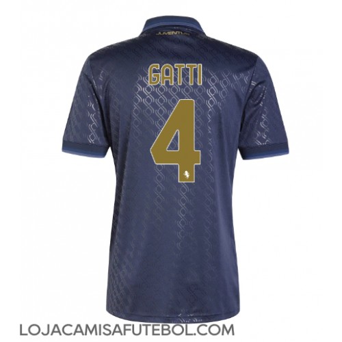 Camisa de Futebol Juventus Federico Gatti #4 Equipamento Alternativo 2024-25 Manga Curta